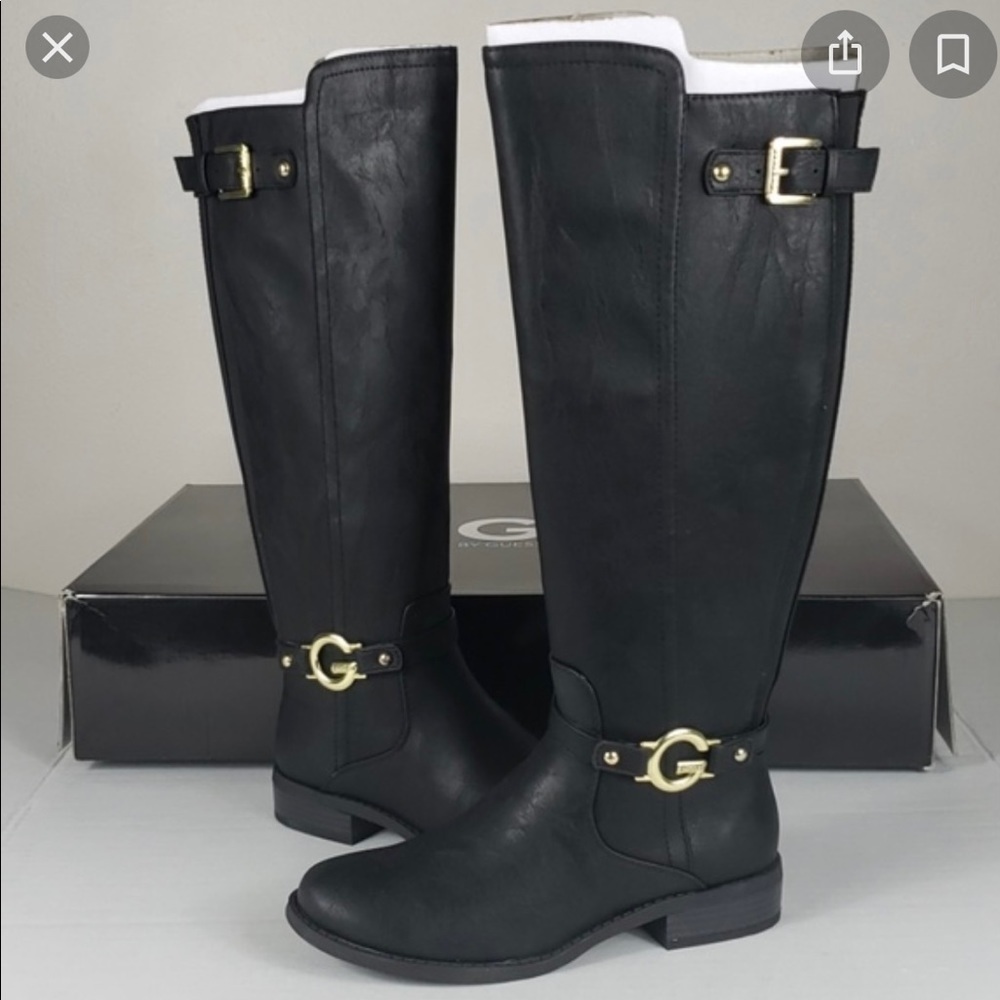 G BY GUESS HUSTLE RIDING KNEE HIGH BOOTS WOMEN’S SZ 5